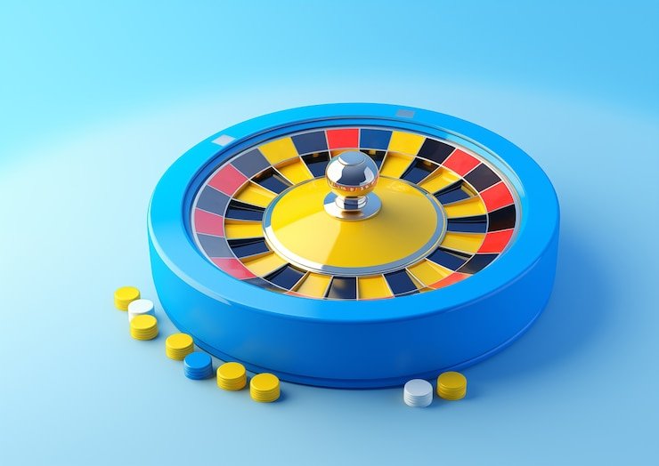 Roda Roulette Eropa dengan slot 0-36